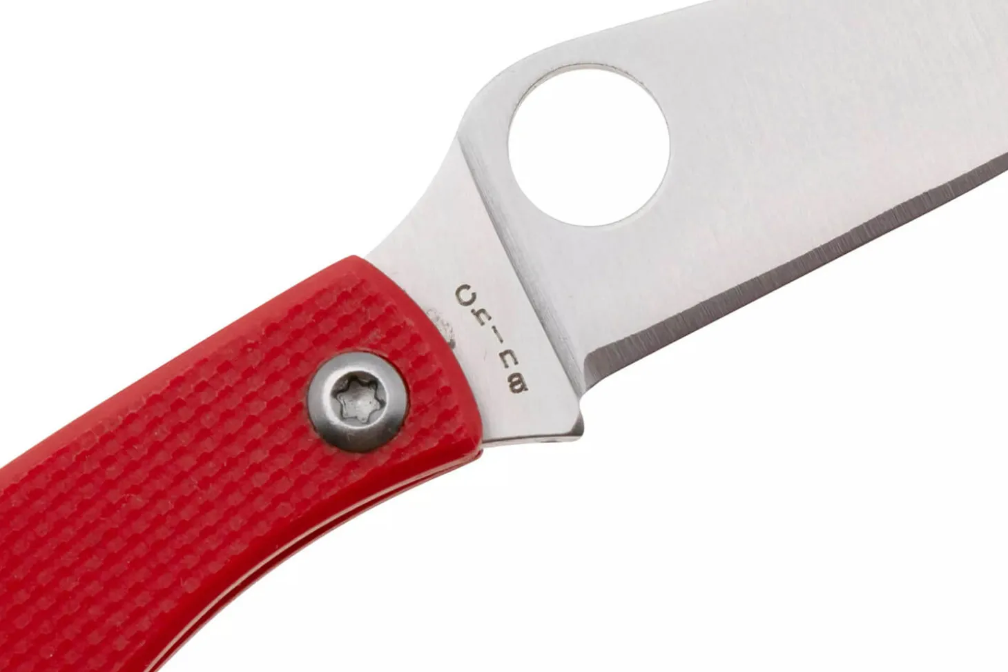 Couteau pliant Spyderco Honeybee C137GRDP manche 5,2cm en G10 rouge