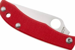 Couteau pliant Spyderco Honeybee C137GRDP manche 5,2cm en G10 rouge