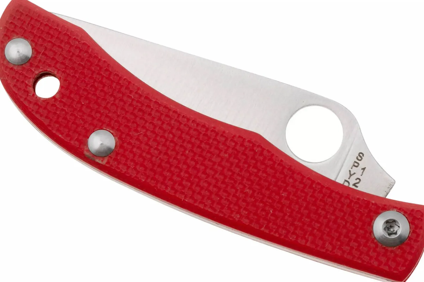 Couteau pliant Spyderco Honeybee C137GRDP manche 5,2cm en G10 rouge