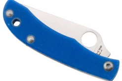 Couteau pliant Spyderco Honeybee C137GBLP manche 5,2cm en G10 bleu