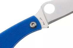 Couteau pliant Spyderco Honeybee C137GBLP manche 5,2cm en G10 bleu