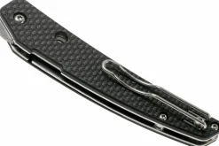 Couteau pliant Spyderco Ikuchi C242CFP manche en fibre de carbone/G10 noir 11cm