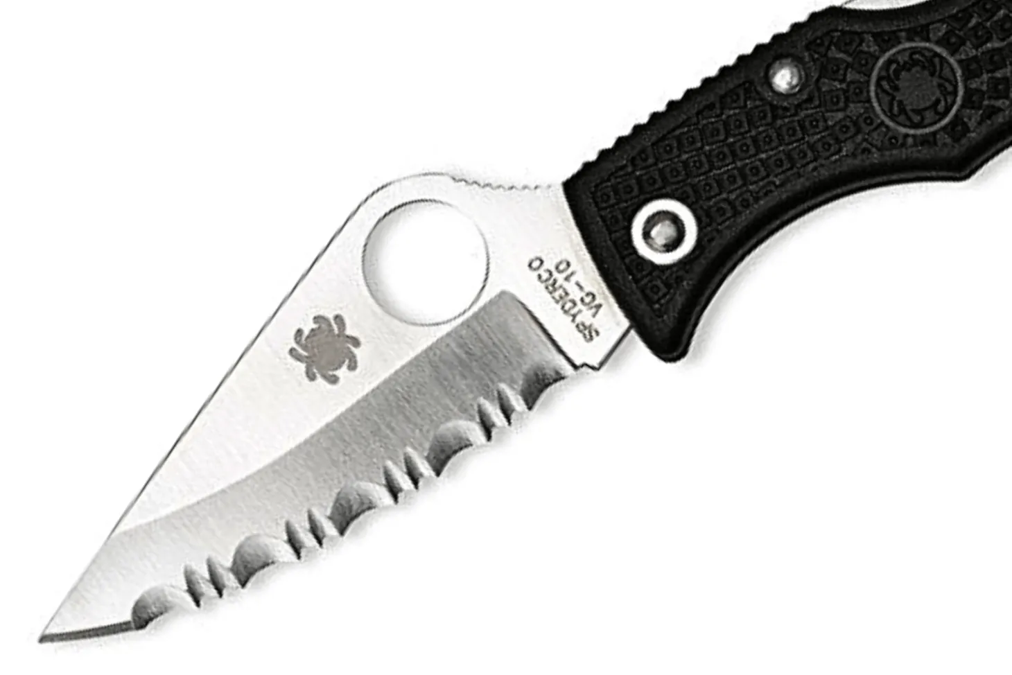Couteau pliant Spyderco Ladybug 3 LBKS3 manche en nylon/fibre de verre 6,2cm