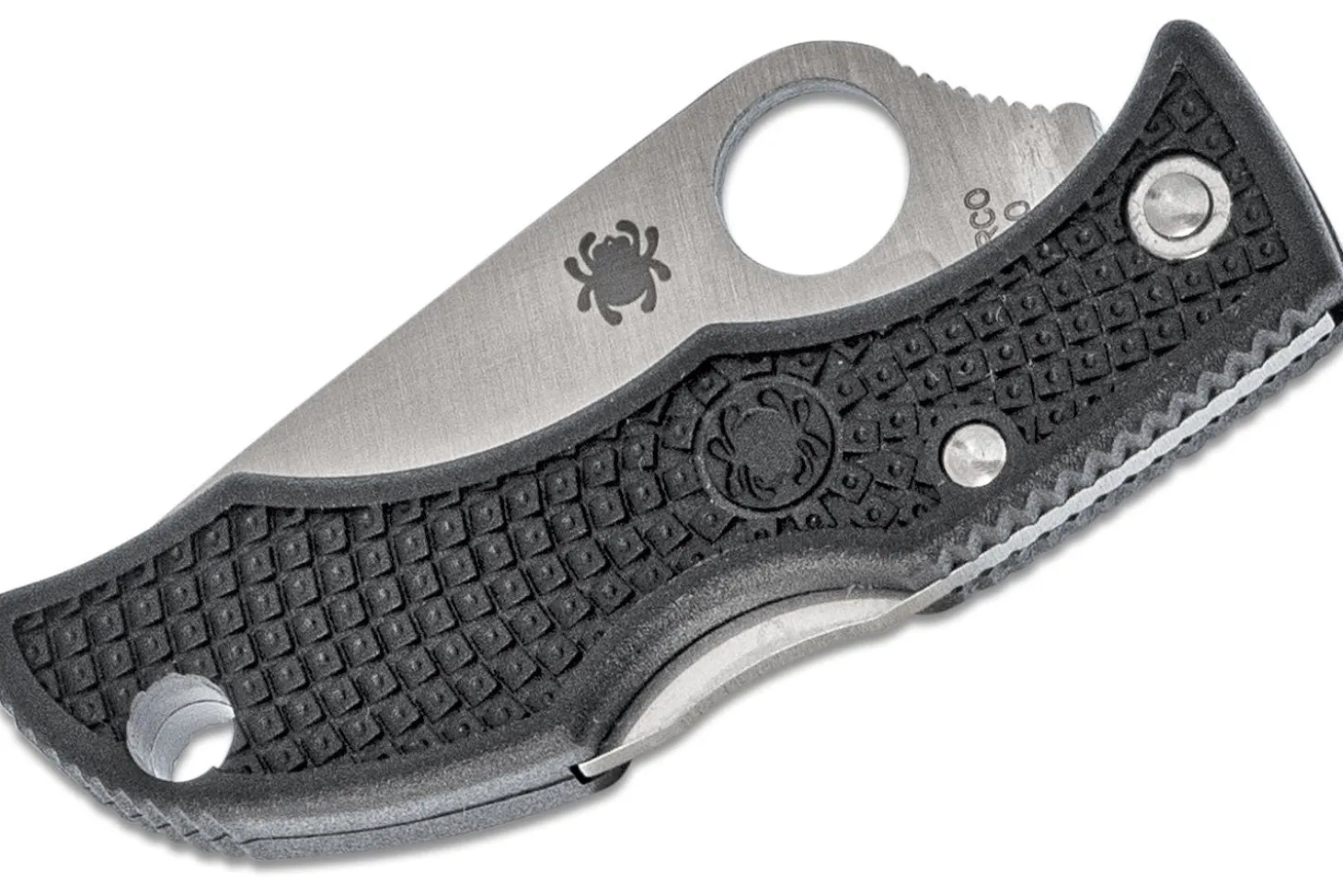 Couteau pliant Spyderco Ladybug 3 Plain Edge LBKP3 manche nylon/fibre de verre plat 6,3cm
