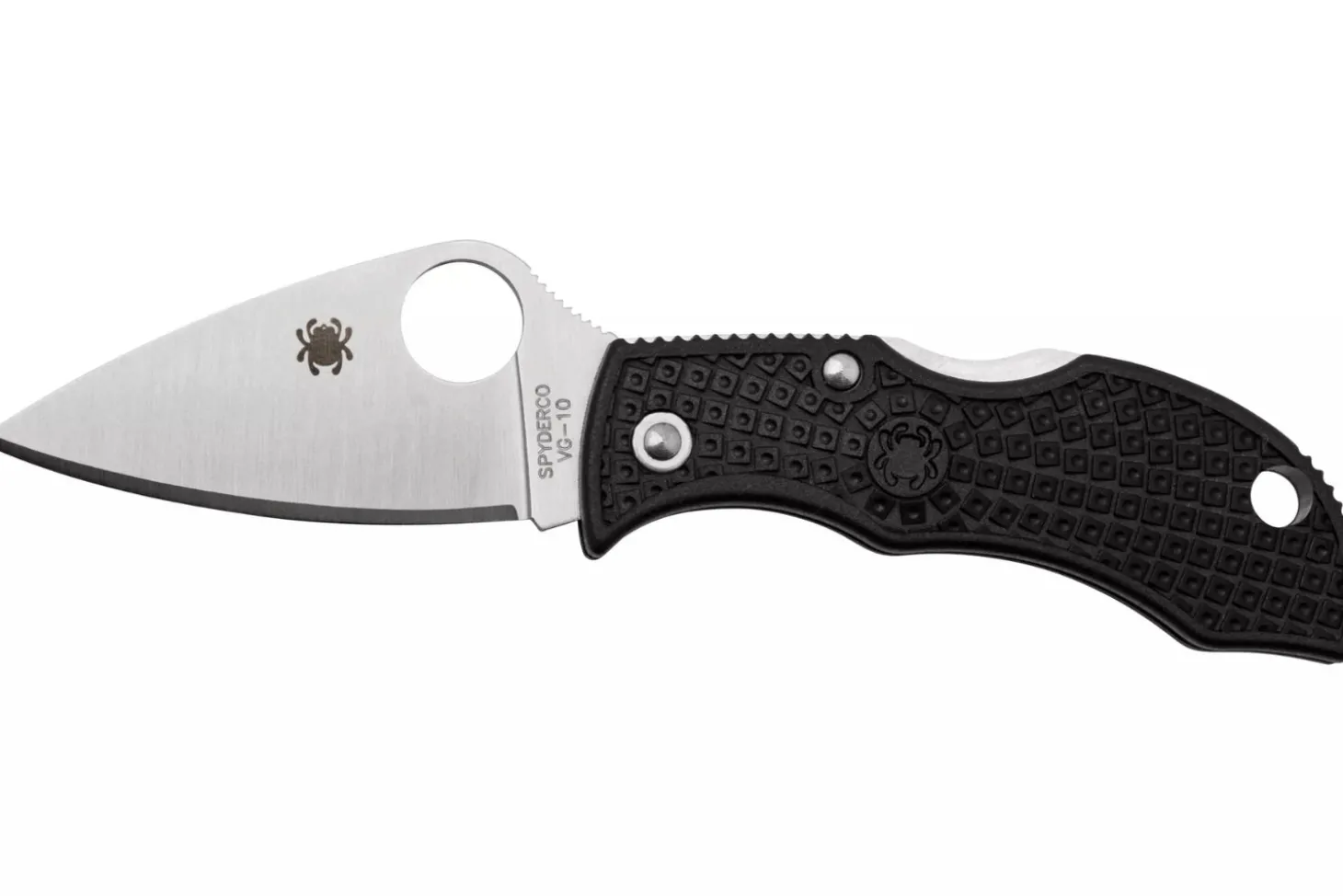 Couteau pliant Spyderco Manbug MBKLFP manche en nylon / fibres de verre noir 6,4cm