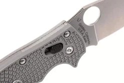 Couteau pliant Spyderco Manix 2 Maxamet C101PGY2 en copolymère/fibre de verre gris 11,8cm