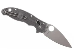 Couteau pliant Spyderco Manix 2 Maxamet C101PGY2 en copolymère/fibre de verre gris 11,8cm