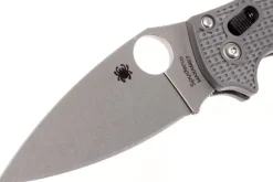 Couteau pliant Spyderco Manix 2 Maxamet C101PGY2 en copolymère/fibre de verre gris 11,8cm