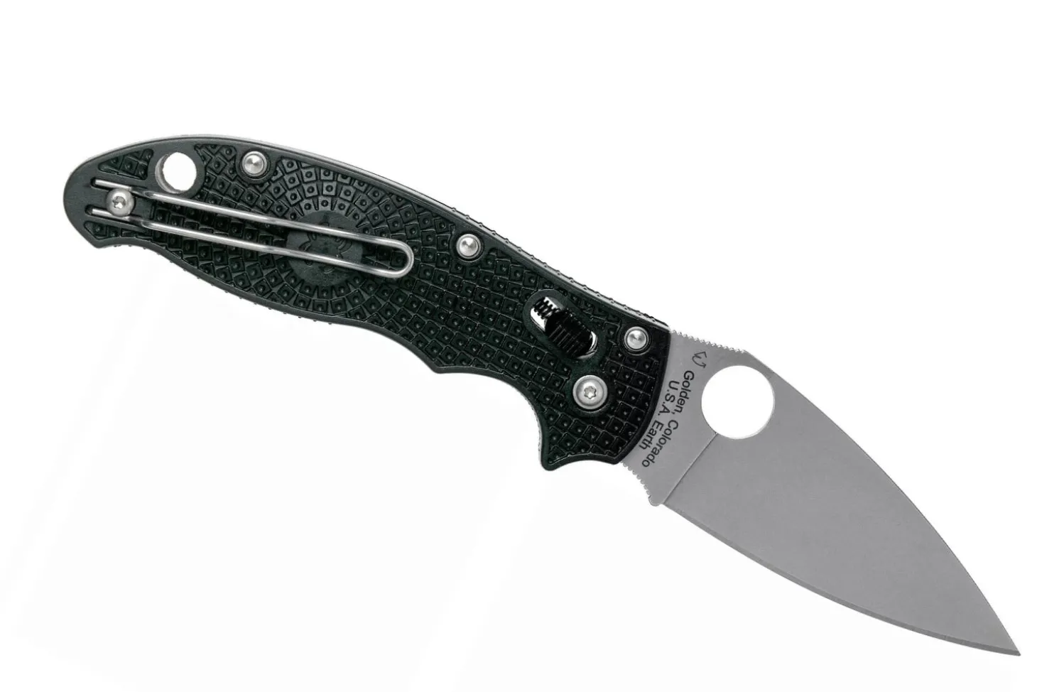 Couteau pliant Spyderco Manix 2 C101PBK2 manche en copolymère/fibre de verre 11,8cm