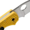 Couteau pliant Spyderco Native 5 C41PYL5 manche en nylon/fibre de verre jaune 10,2cm