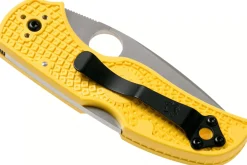 Couteau pliant Spyderco Native 5 C41PYL5 manche en nylon/fibre de verre jaune 10,2cm