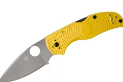 Couteau pliant Spyderco Native 5 C41PYL5 manche en nylon/fibre de verre jaune 10,2cm