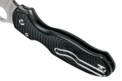 Couteau pliant Spyderco Para 3 C223SBK lame dentée manche en nylon/fibre de verre 10,9cm