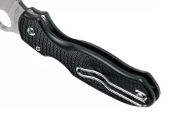 Couteau pliant Spyderco Para 3 C223PBK manche en nylon/fibre de verre noir 10,9cm