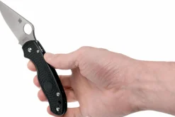 Couteau pliant Spyderco Para 3 C223PBK manche en nylon/fibre de verre noir 10,9cm