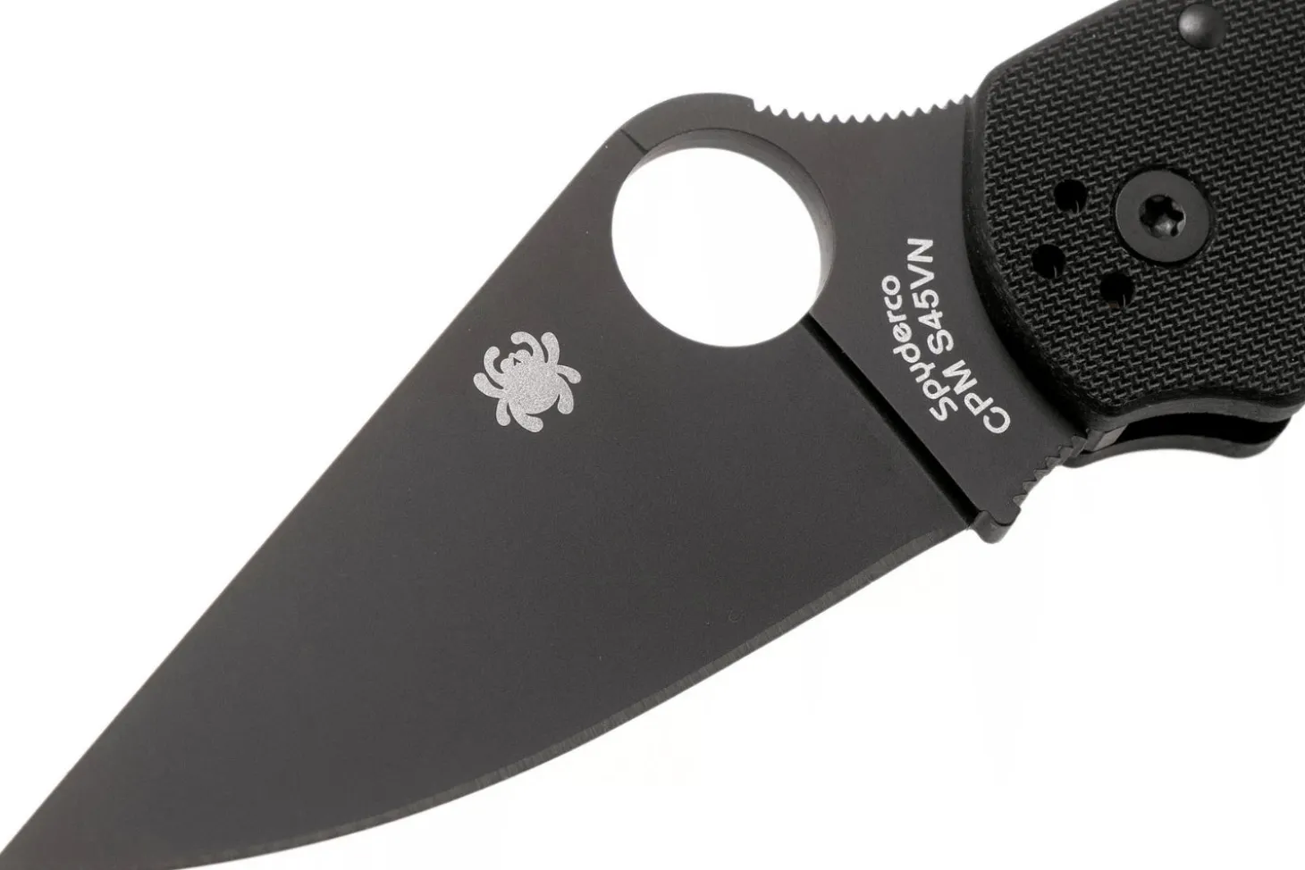 Couteau pliant Spyderco Para 3 C223GPBK lame noire manche en G10 10,9cm