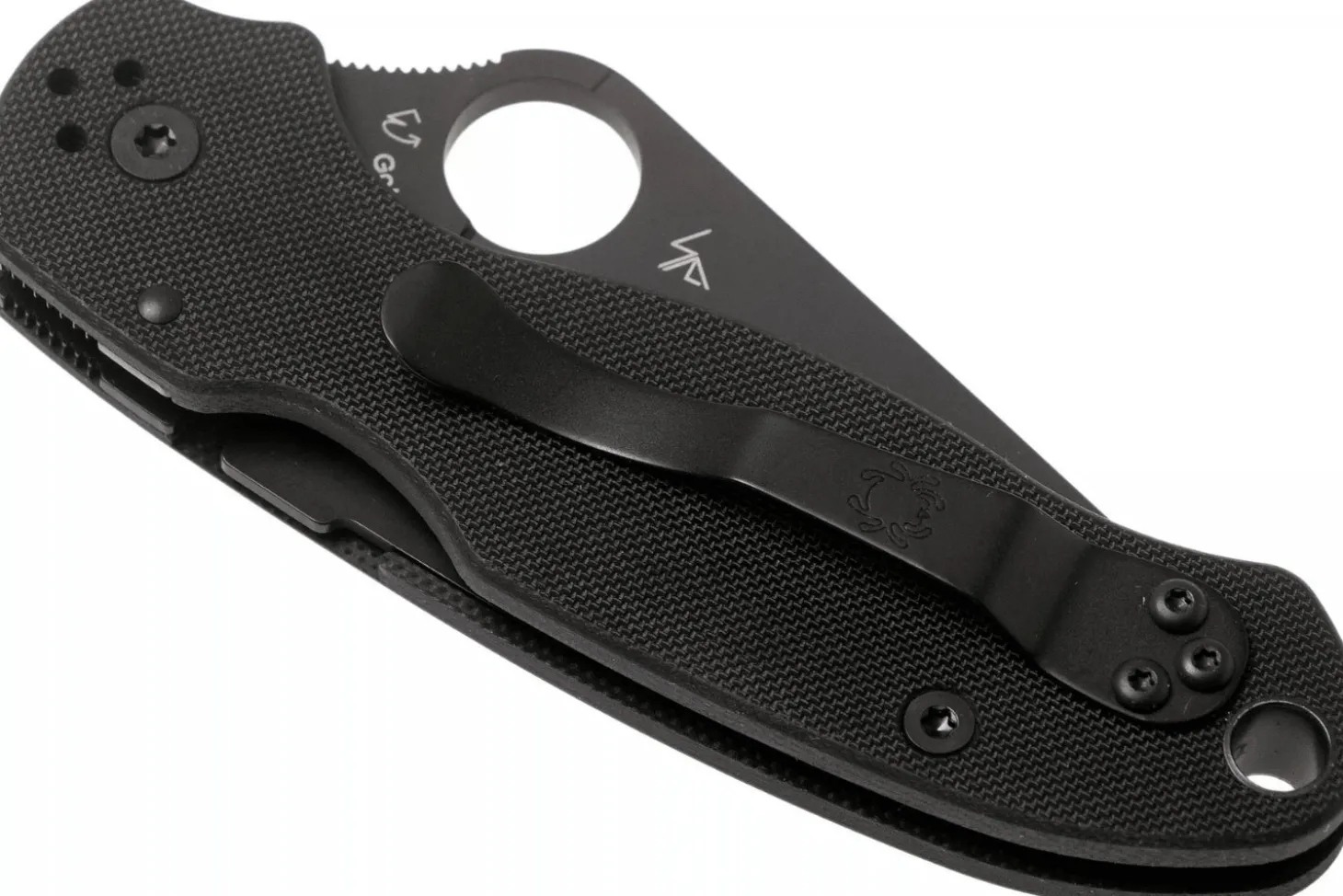 Couteau pliant Spyderco Para 3 C223GPBK lame noire manche en G10 10,9cm