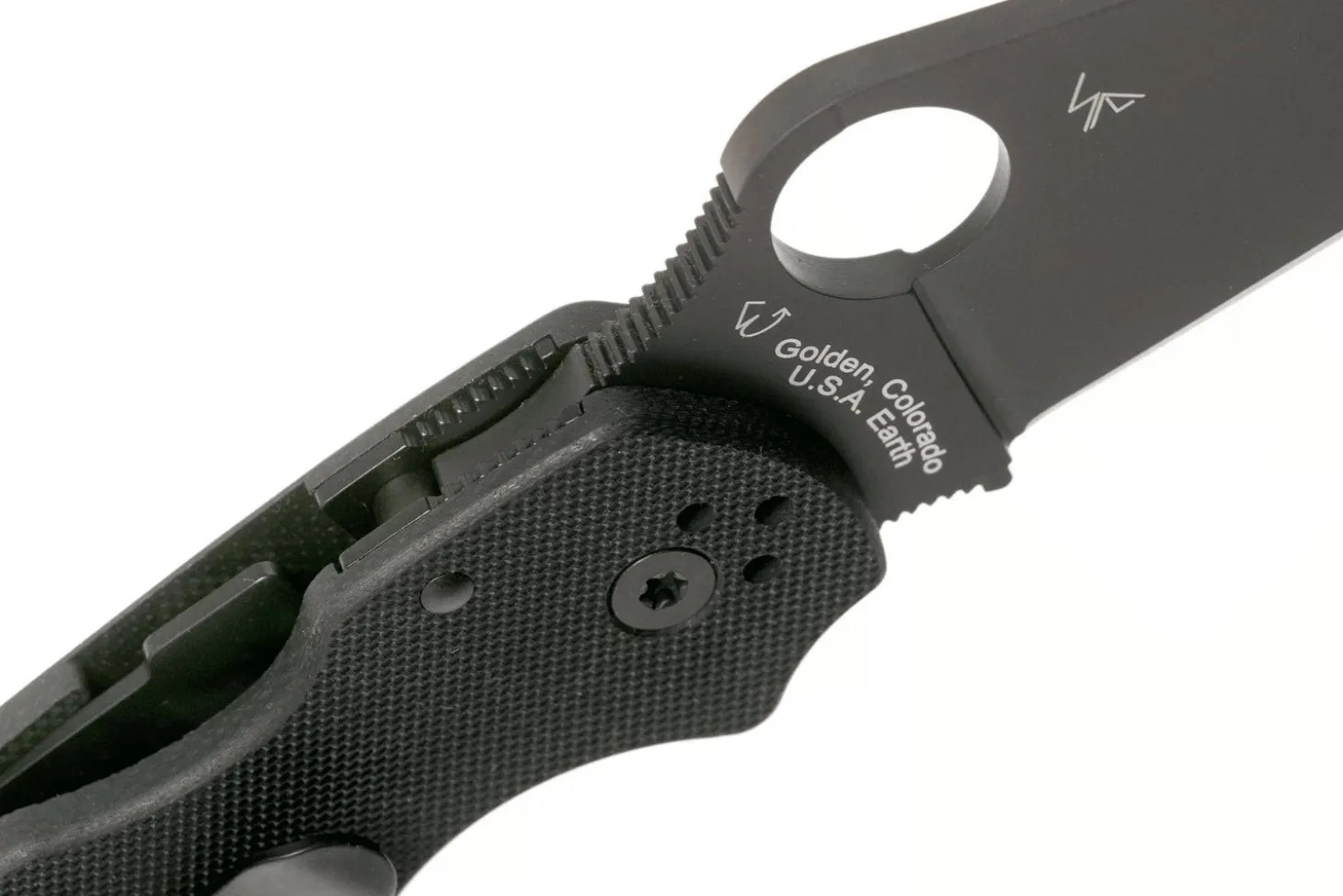 Couteau pliant Spyderco Para 3 C223GPBK lame noire manche en G10 10,9cm