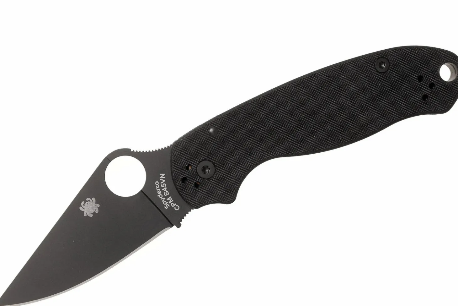 Couteau pliant Spyderco Para 3 C223GPBK lame noire manche en G10 10,9cm