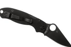 Couteau pliant Spyderco Para 3 C223GPBK lame noire manche en G10 10,9cm