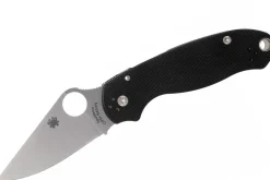 Couteau pliant Spyderco Para 3 C223GP manche en G10 noir 10,9cm