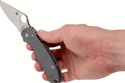 Couteau pliant Spyderco Para 3 C223GPDGY manche G10 gris 10,9cm