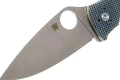 Couteau pliant Spyderco Polestar C220GPGY manche en G10 gris 11,5cm