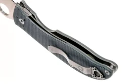 Couteau pliant Spyderco Polestar C220GPGY manche en G10 gris 11,5cm
