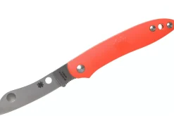 Couteau pliant Spyderco Roadie C189POR manche en nylon/fibre de verre orange 7,6cm