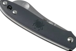 Couteau pliant Spyderco Roadie C189PGY manche en nylon/fibre de verre gris 7,6cm