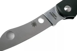 Couteau pliant Spyderco Roadie C189PBK manche en nylon/fibre de verre noir 7,6cm
