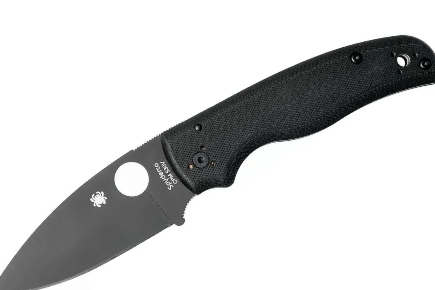 Couteau pliant Spyderco Shaman C229GPBK lame noire manche en G10 11,9cm