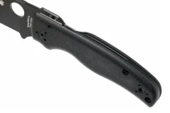 Couteau pliant Spyderco Shaman C229GPBK lame noire manche en G10 11,9cm
