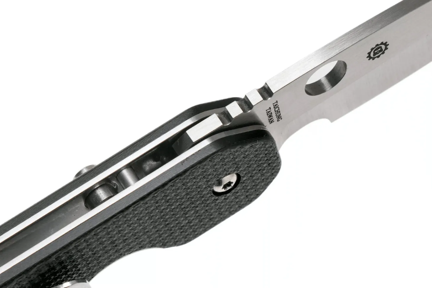 Couteau pliant Spyderco Smock C240CFP manche en fibre de carbone/G10 noir 11,5cm