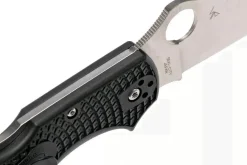 Couteau pliant Spyderco Stretch 2 C90PBK2 manche en nylon/fibre de verre noir 12cm