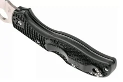 Couteau pliant Spyderco Stretch 2 C90PBK2 manche en nylon/fibre de verre noir 12cm