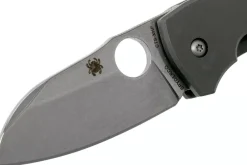 Couteau pliant Spyderco Techno 2 C158TIP2 manche en titane 8,8cm