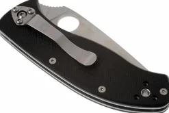Couteau pliant Spyderco Tenacious C122GPS semi-denté manche G10 noir 11,1cm