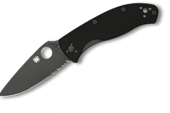 Couteau pliant Spyderco Tenacious C122GBBKPS manche G10 noir 11,3cm
