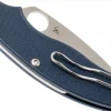Couteau pliant Spyderco UK Penknife C94PDBL manche en nylon/fibre de verre bleu foncé 10cm