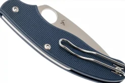 Couteau pliant Spyderco UK Penknife C94PDBL manche en nylon/fibre de verre bleu foncé 10cm