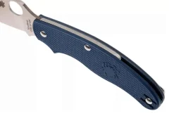 Couteau pliant Spyderco UK Penknife C94PDBL manche en nylon/fibre de verre bleu foncé 10cm