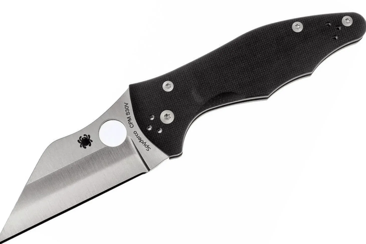 Couteau pliant Spyderco Yojimbo 2 C85GP2 Wharncliffe manche G10 noir 11,4cm