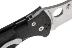 Couteau pliant Spyderco Yojimbo 2 C85GP2 Wharncliffe manche G10 noir 11,4cm