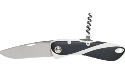 Couteau pliant Wichard Aquaterra 10153 manche noir avec tire-bouchon