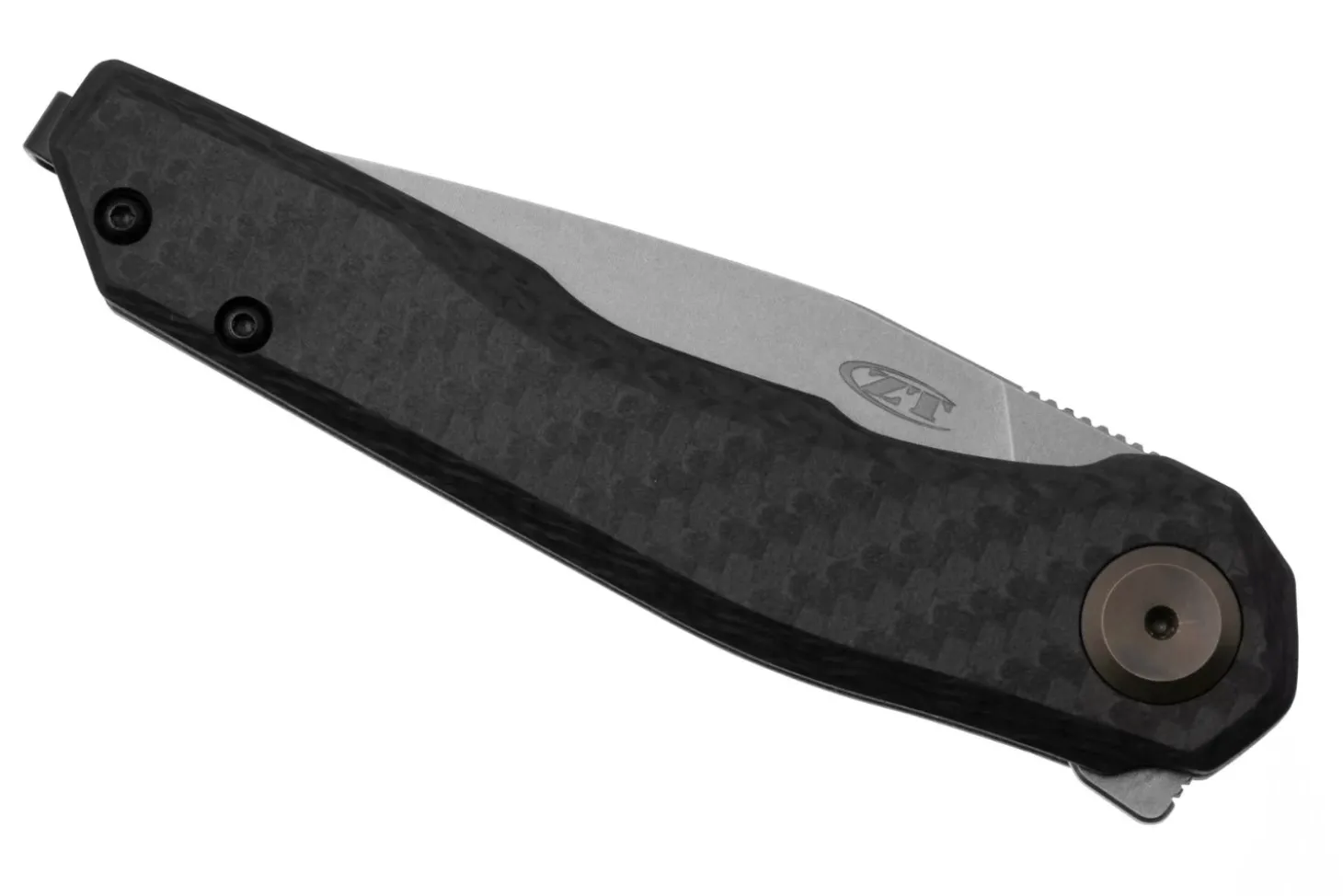 Couteau pliant Zero Tolerance 0545 manche fibre de carbone / titane noir 11cm