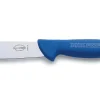 Couteau à poisson Dick Ergogrip lame courte et large 10cm manche bleu