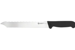Couteau pour aliments surgelés professionnel Ambrogio Sanelli Supra denté noir 26cm