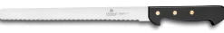 Couteau à pâté en croûte 32 Dumas Affil inox 27cm microdenté manche 3 rivets