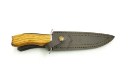 Couteau Puma IP Cachetero 304117 lame 17,3cm manche olivier + étui en cuir
